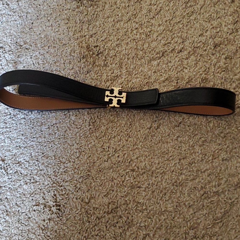 Tory Burch reversible logo belt
